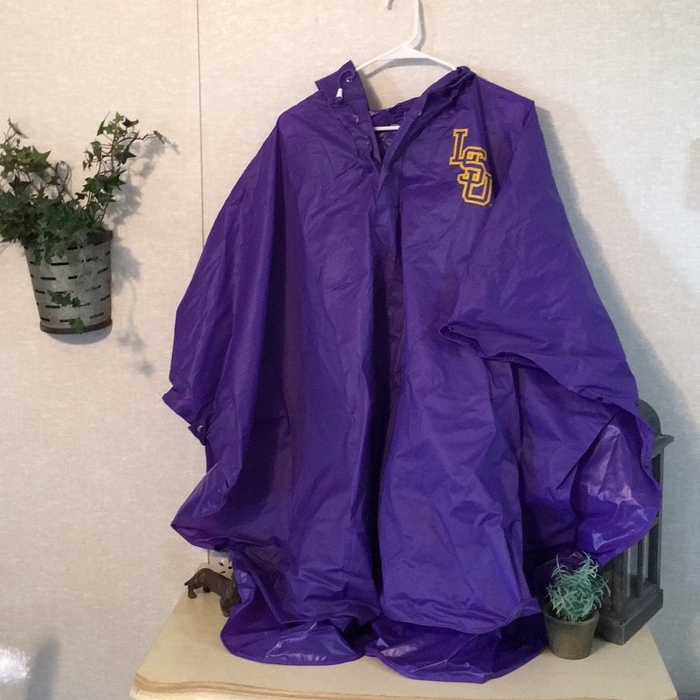 LSU rain poncho